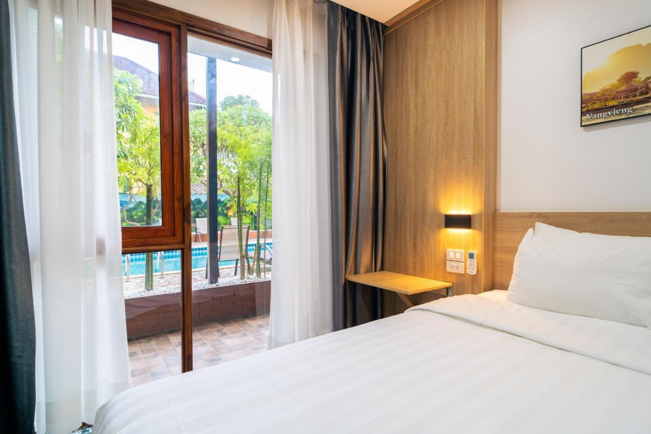 New Champa Boutique Hotel Vientián Kültér fotó